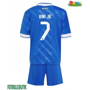 Real Madrid Vinicius Junior #7 Tredjeställ Barn 2025-26 Kortärmad (+ Korta byxor)